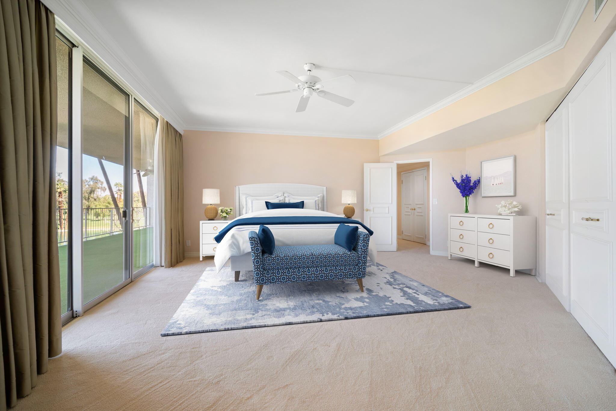 900 Island Drive, Unit 304 Rancho Mirage, CA 92270 - Photo 24 of 27 a room with a couch and dresser
