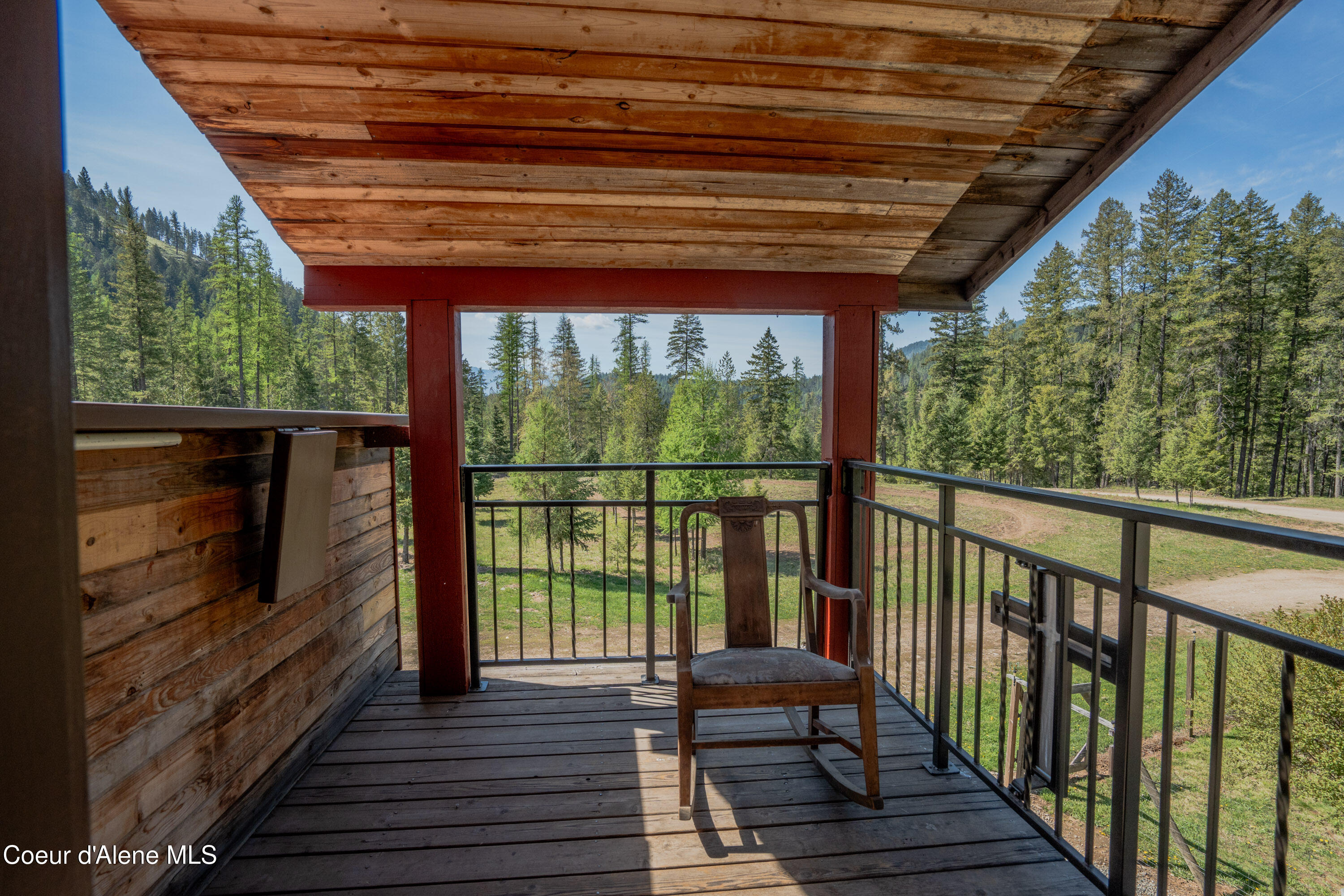 1202 Porkchop Road Moyie Springs, ID 83845 - Photo 29 of 50 Master Balcony
