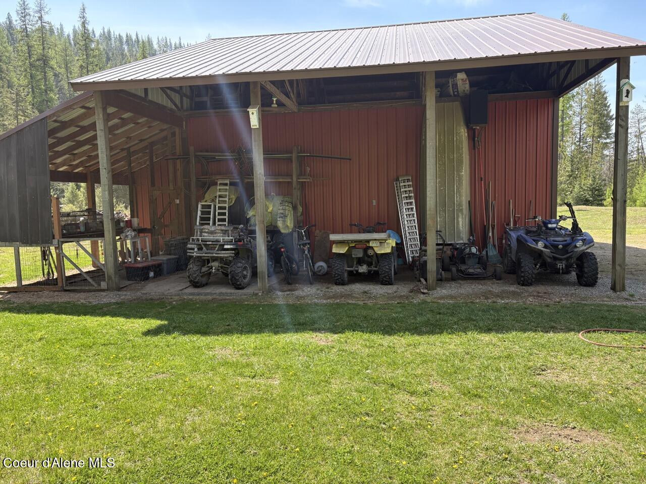 1202 Porkchop Road Moyie Springs, ID 83845 - Photo 43 of 50 Barn North Side