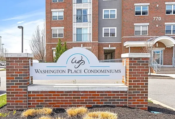 a front view of a building