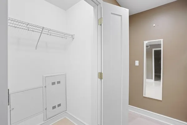 a view of an empty room