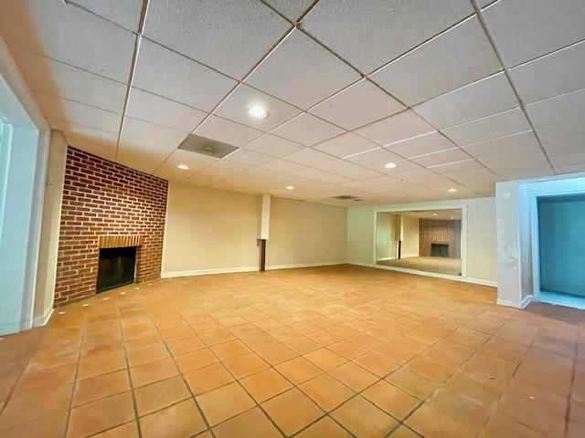 2396 Lavista Road Northeast Atlanta, GA 30329 - Photo 23 of 28 a view of an empty room with a fireplace