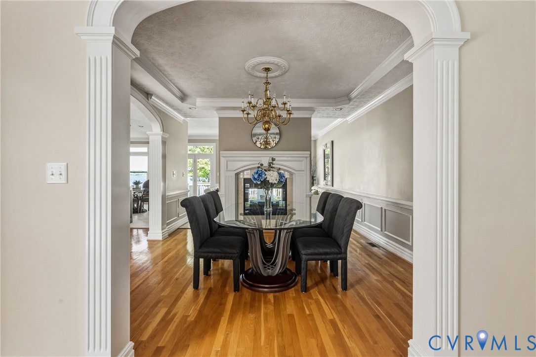 5213 Clipper Cove Road Midlothian, VA 23112 - Photo 11 of 73 The dining area features hardwood flooring, decora