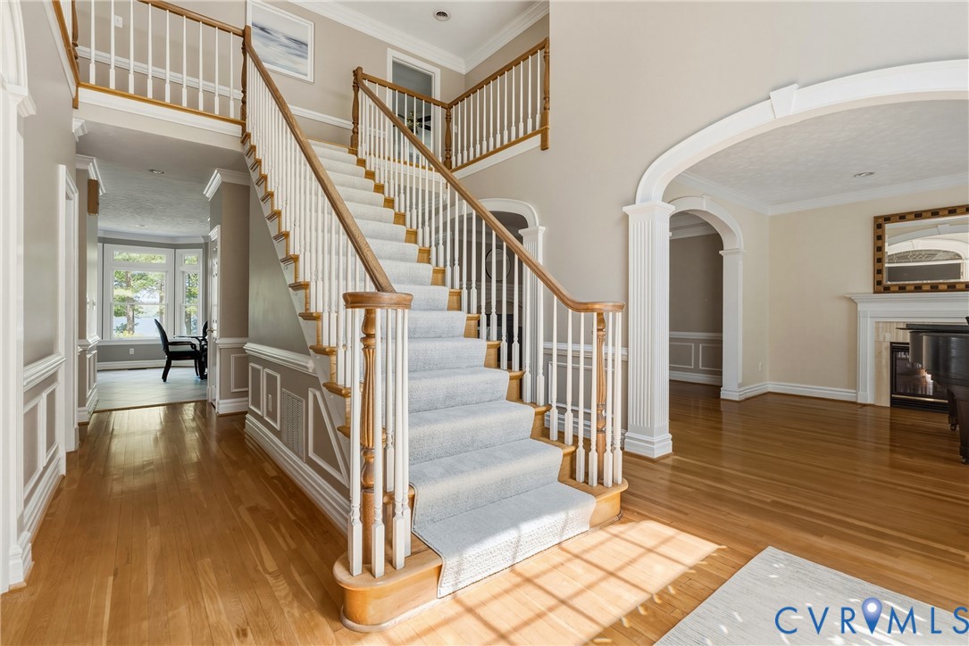 5213 Clipper Cove Road Midlothian, VA 23112 - Photo 25 of 73 The property features a grand foyer with hardwood