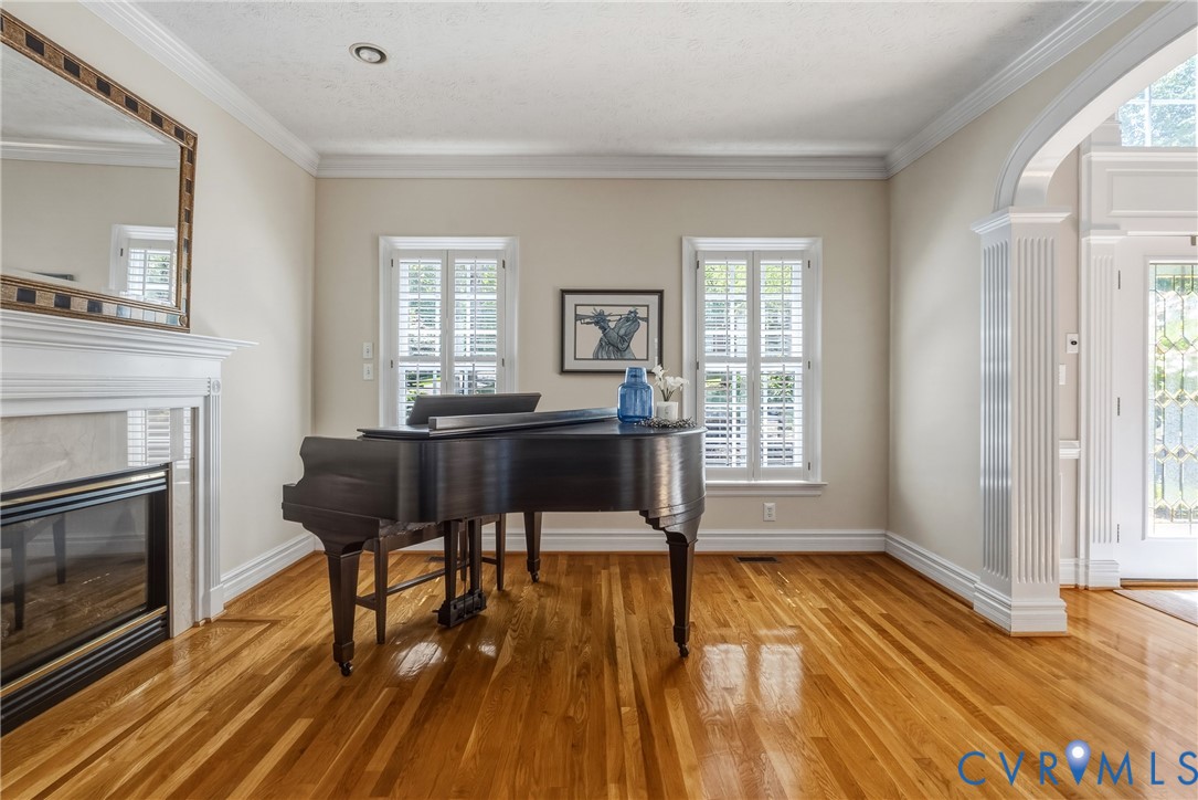 5213 Clipper Cove Road Midlothian, VA 23112 - Photo 10 of 73 This room features hardwood floors, a fireplace wi