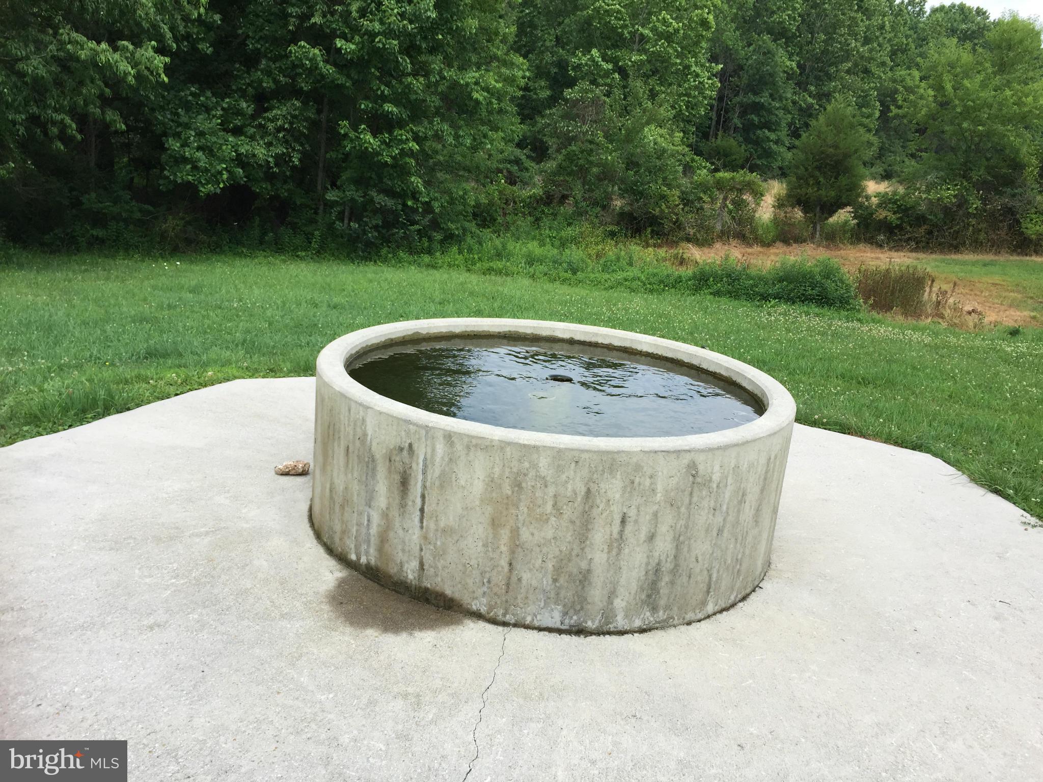 13390 Jesse Smith Road Mount Airy, MD 21771 - Photo 19 of 25 a view of a garden with a fountain