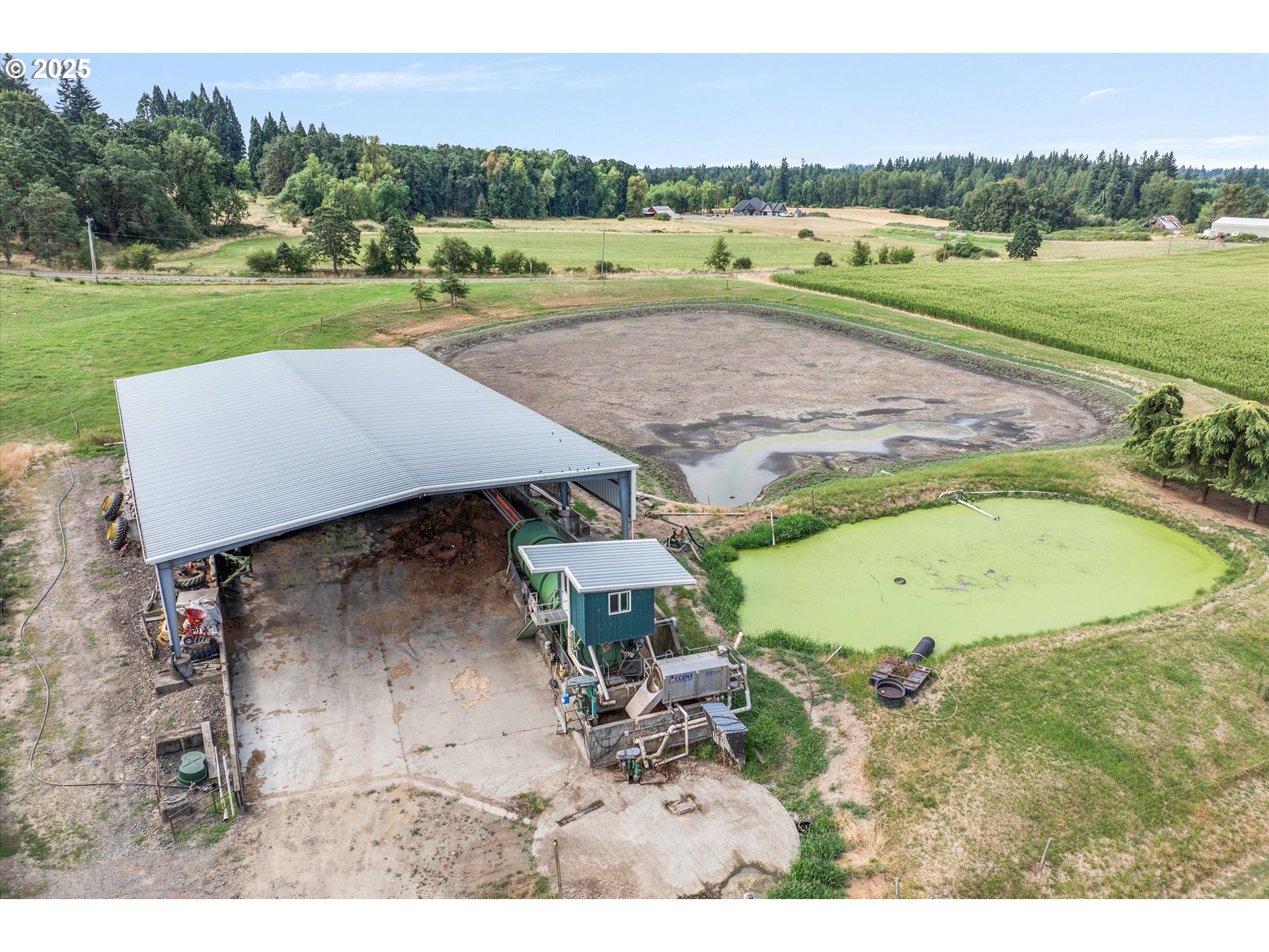 21303 South Central Point Road Oregon City, OR 97045 - Photo 25 of 48 an aerial view of a house with a yard basket ball court and outdoor seating