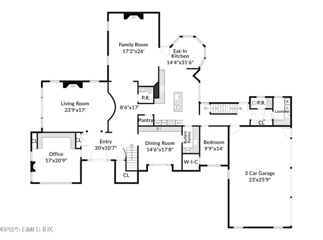 a picture of a floor plan