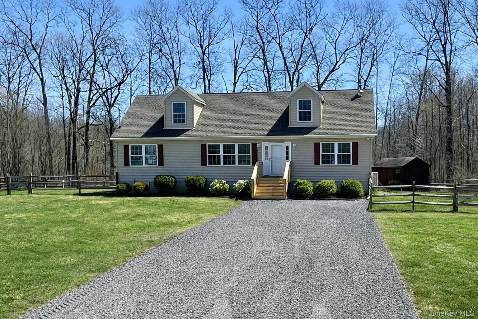 front view of house with a yard