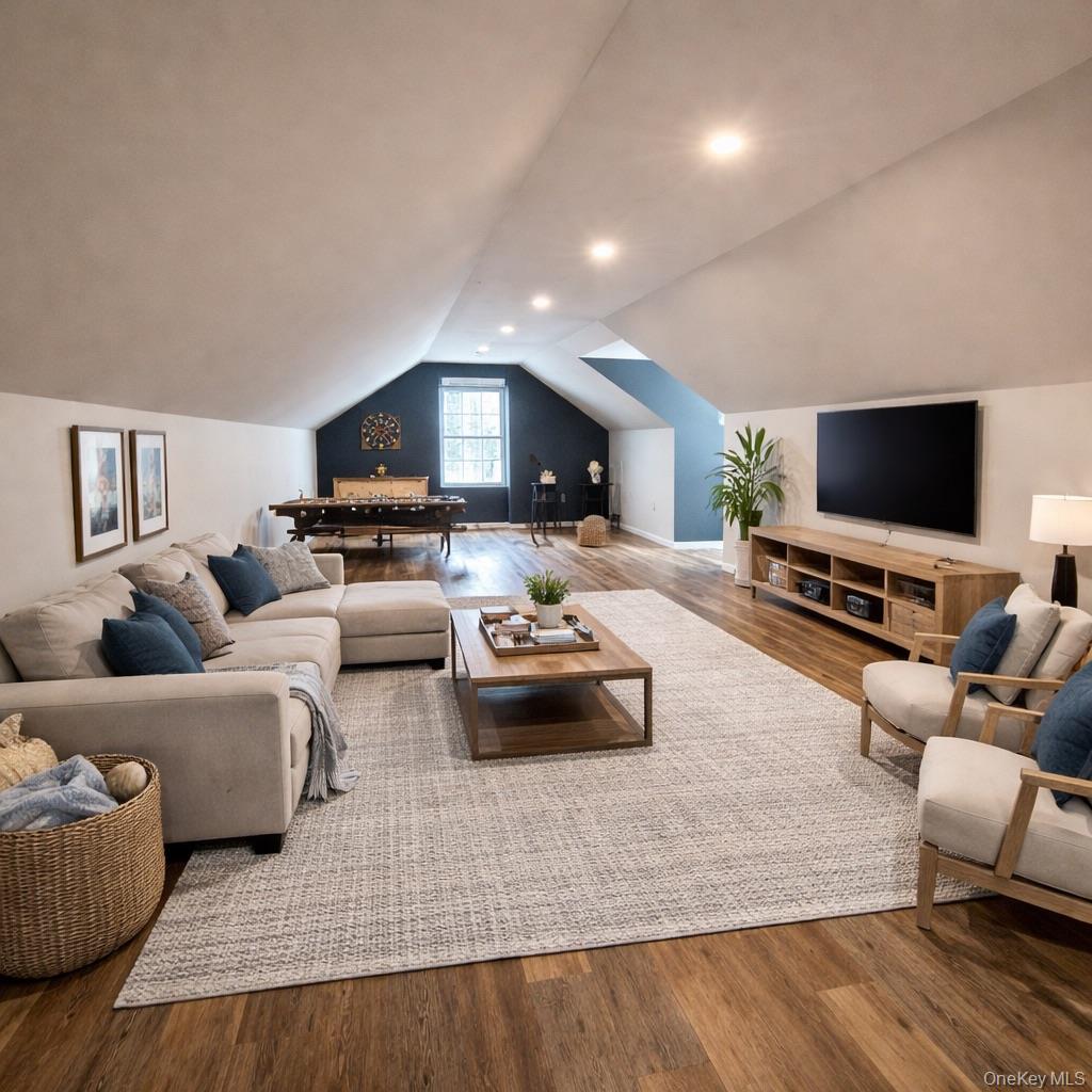 35 Pioneer Road Gardiner, NY 12525 - Photo 5 of 44 a living room with furniture and a flat screen tv