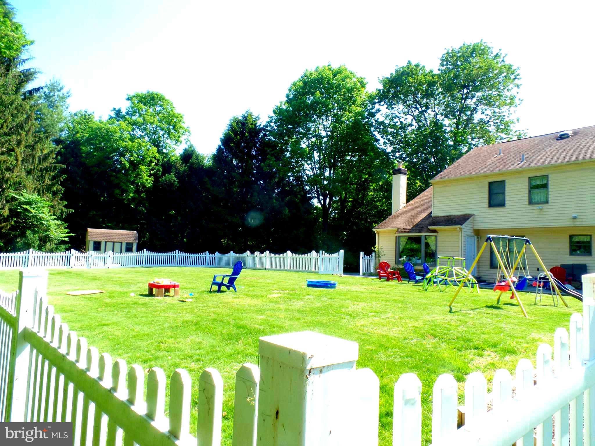 524 Media Line Road Newtown Square, PA 19073 - Photo 8 of 38 Large fenced rear yard
