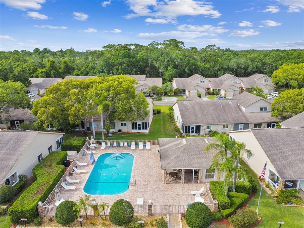 6531 Remus Drive New Port Richey, FL 34653 - Photo 37 of 39 aerial view of a house with a garden