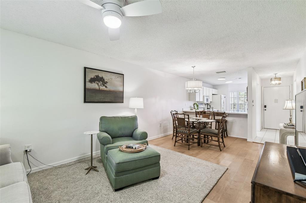 6531 Remus Drive New Port Richey, FL 34653 - Photo 5 of 39 a living room with furniture and a dining table with rug