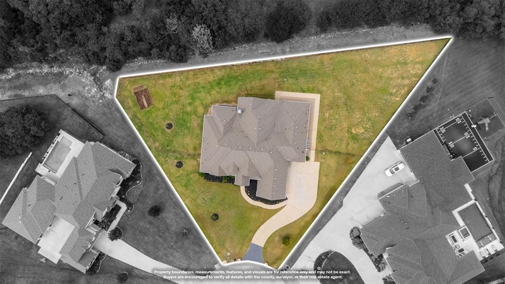 1060 Waters Edge Court Oak Point, TX 75068 - Photo 40 of 40 an aerial view of a house having outdoor space