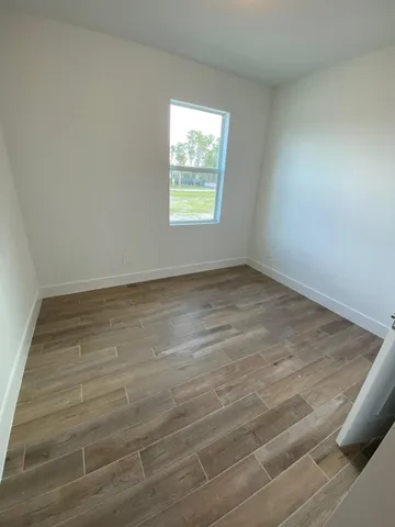wooden floor in an empty room