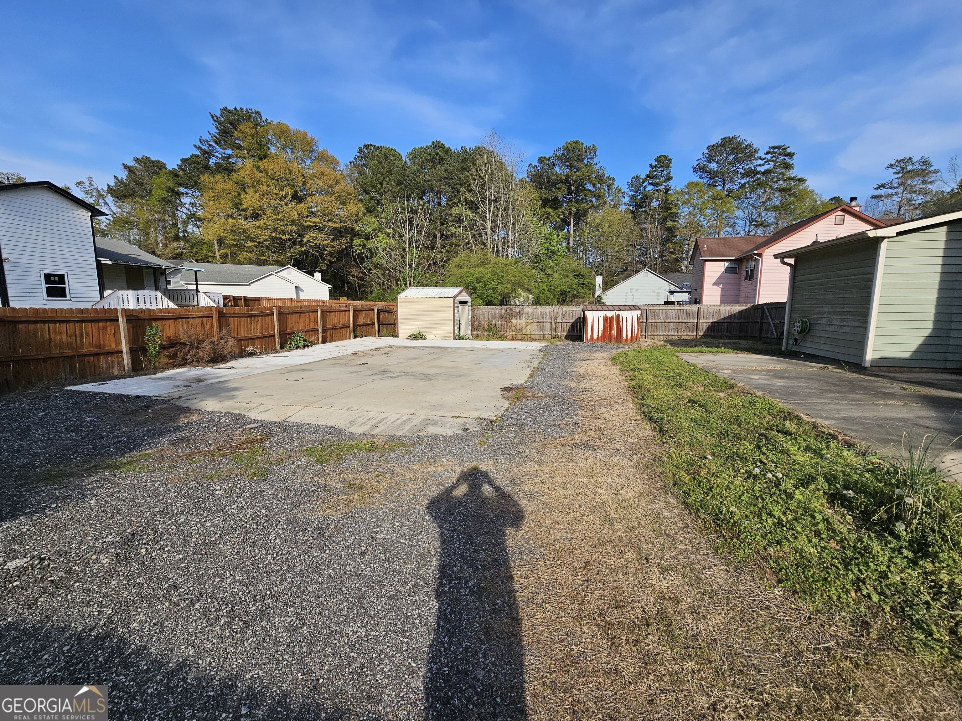 1596 Bonanza Church Road Jonesboro, GA 30236 - Photo 29 of 30 a view of a backyard