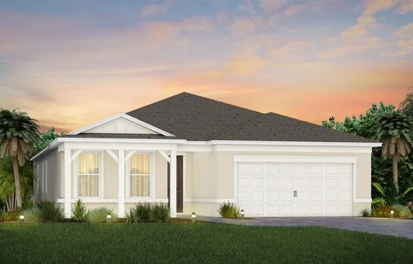 front view of house with a yard