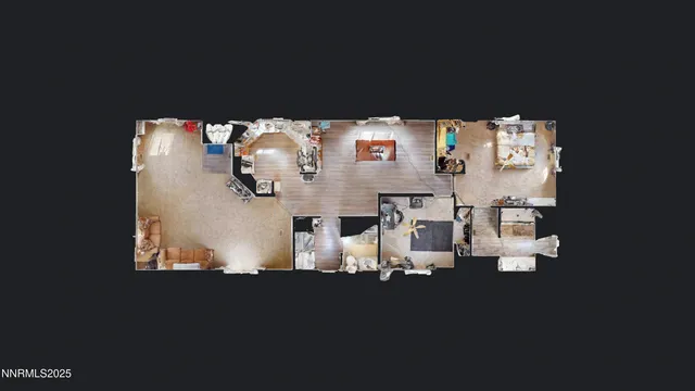 a view of a big yard with lawn chairs