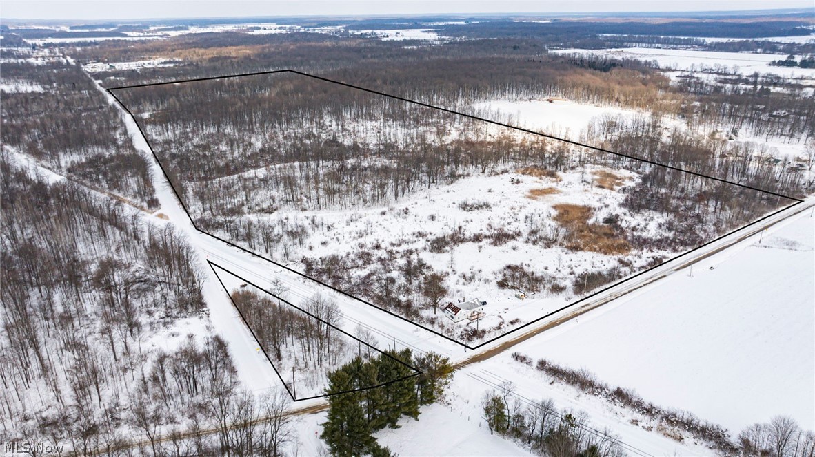 2831 South Denmark Road Jefferson, OH 44047 - Photo 5 of 18 View of snowy aerial view