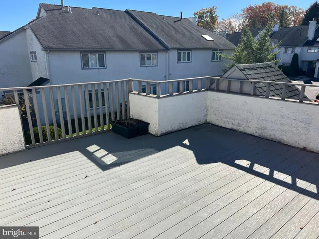 a terrace of a house