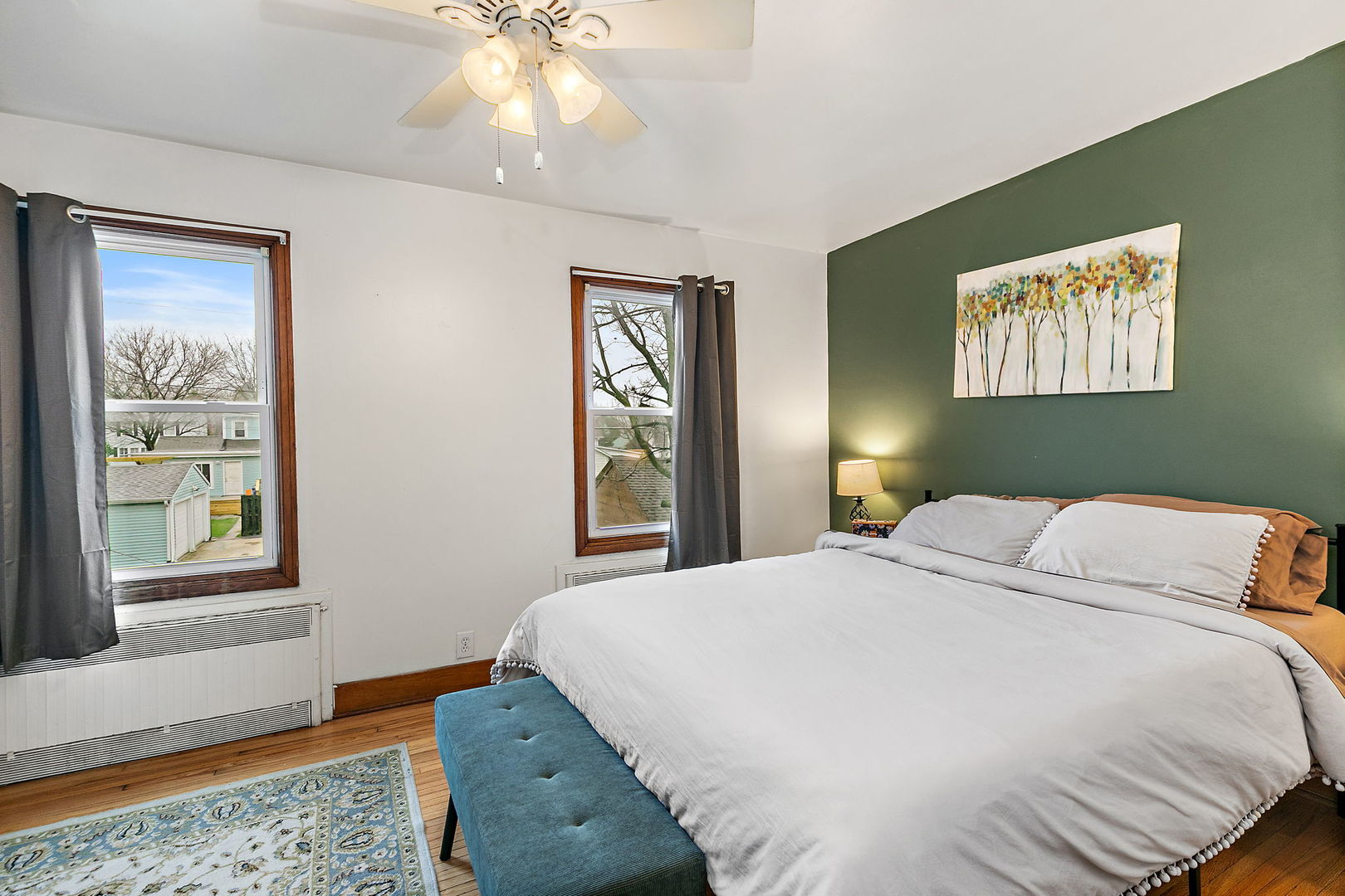 820 Lincoln Highway Rochelle, IL 61068 - Photo 12 of 27 a bedroom with a bed and a window