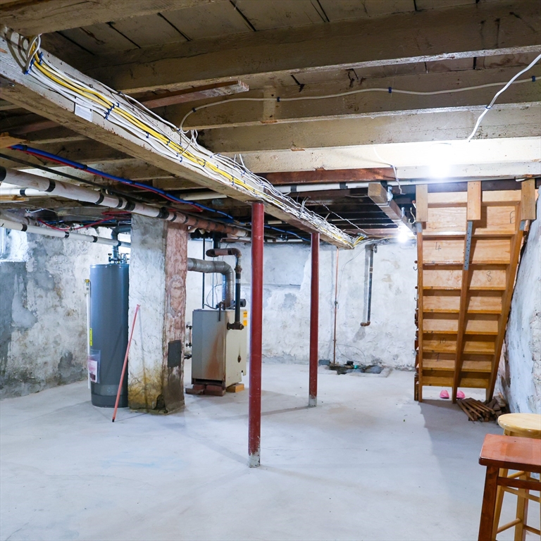 186 Powell Street Lowell, MA 01851 - Photo 42 of 42 a view of empty room with wooden ceiling