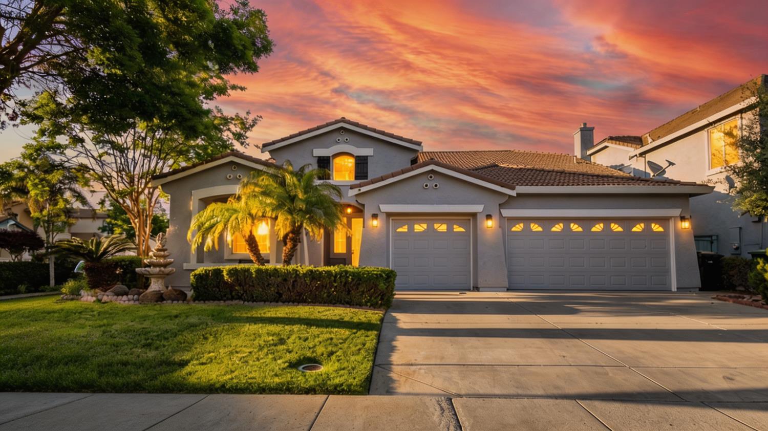 1413 Villette Court Modesto, CA 95356 - Photo 1 of 82 front view of a house with a yard