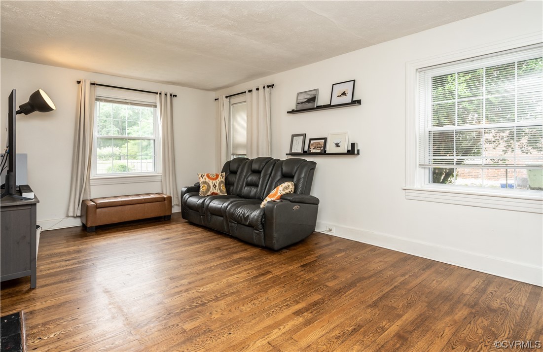2409 Aberdeen Road North Chesterfield, VA 23237 - Photo 3 of 29 Living Room with Hardwood Floors.
