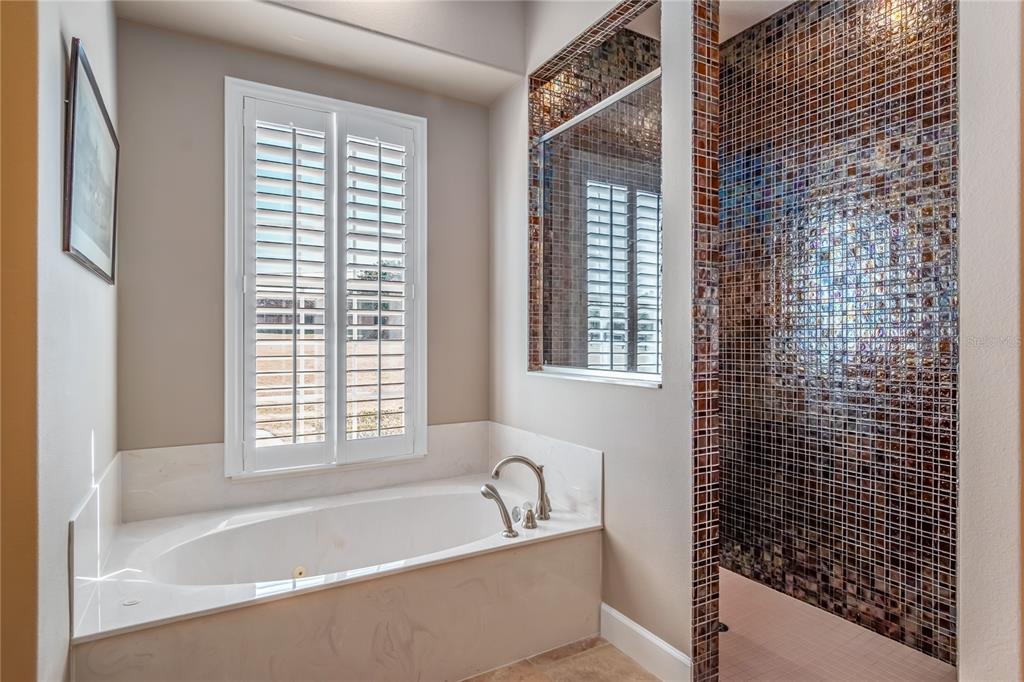 12610 Northwest Gainesville Road Reddick, FL 32686 - Photo 27 of 90 a bathroom with a bathtub and a shower