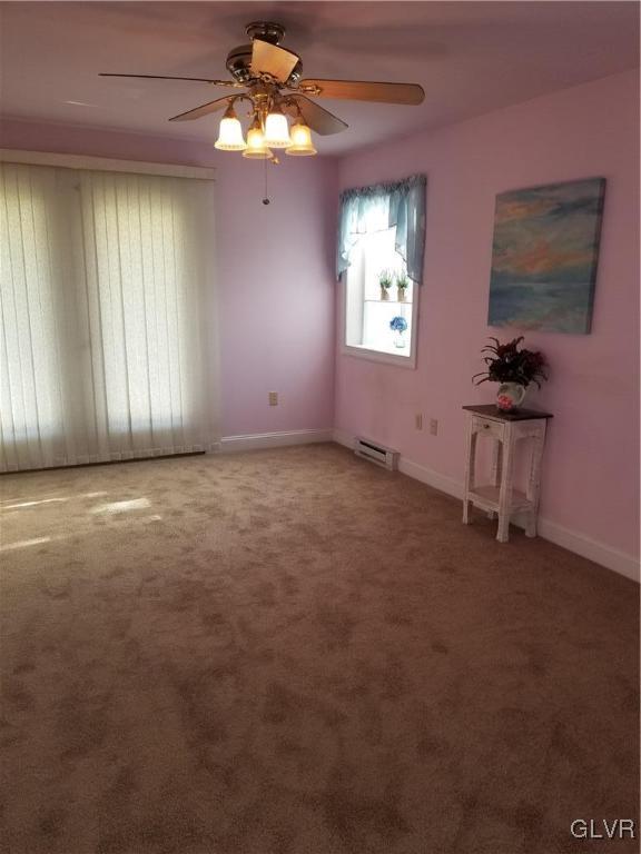 2227 Main Street Northampton, PA 18067 - Photo 14 of 31 an empty room with windows and fan