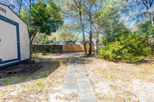 a view of small yard