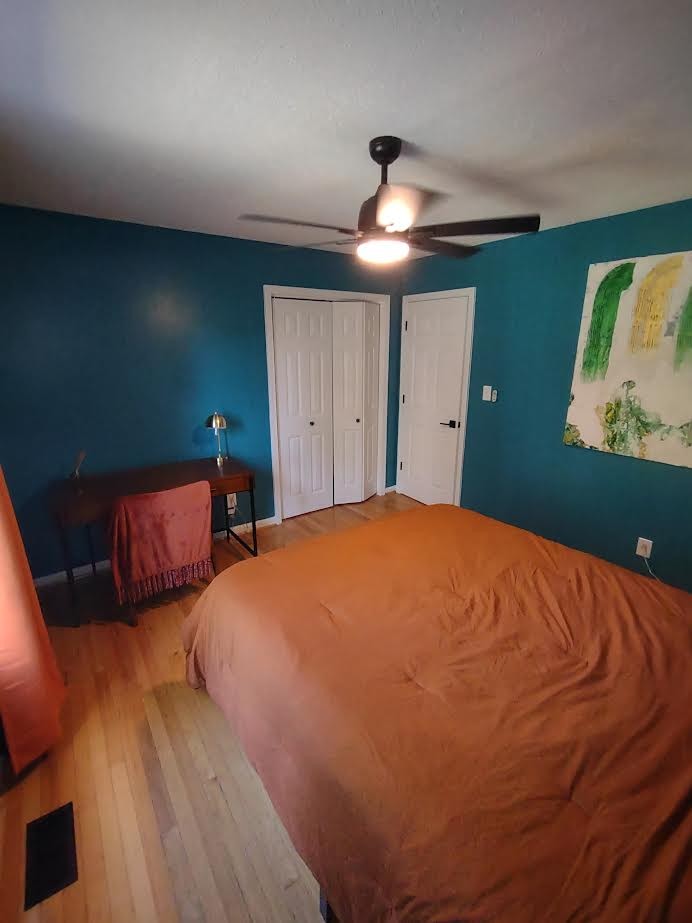 3300 Backridge Road Woodlawn, TN 37191 - Photo 38 of 42 a bed room with two bed and a ceiling fan