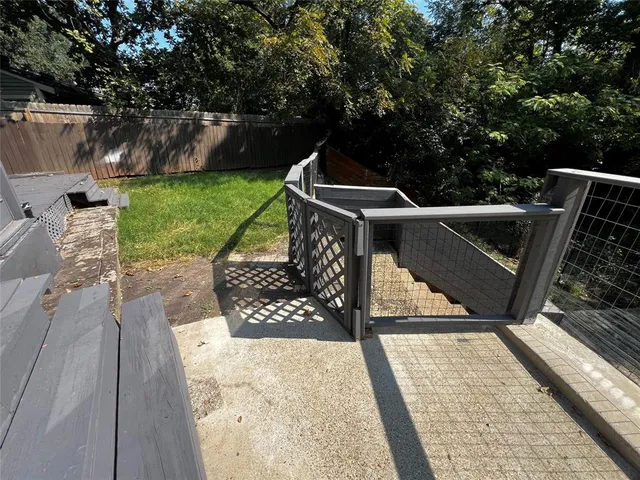 a view of outdoor space with seating