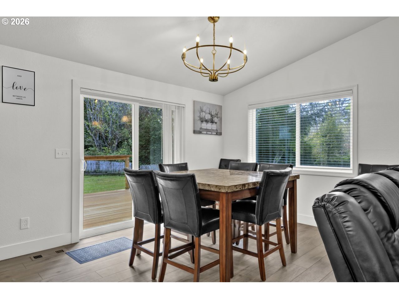 4847 Darlings Loop Florence, OR 97439 - Photo 13 of 47 a view of a dining room with furniture window and outside view