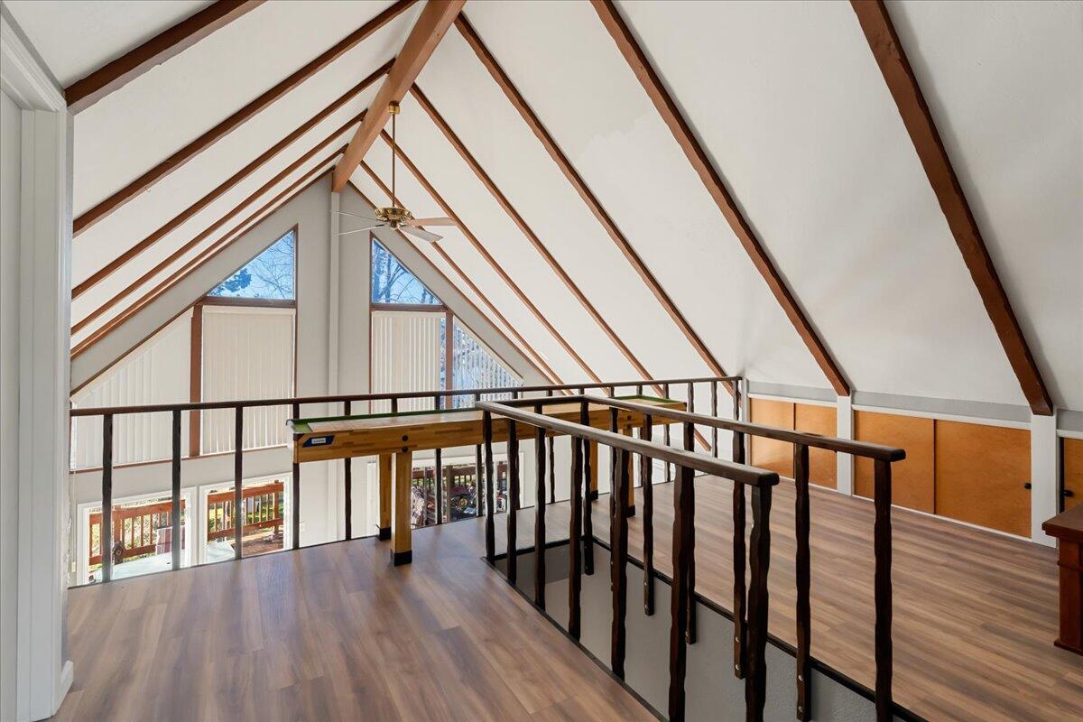 5504 Lake Shastina Drive Weed, CA 96094 - Photo 14 of 31 a view of staircase with large window