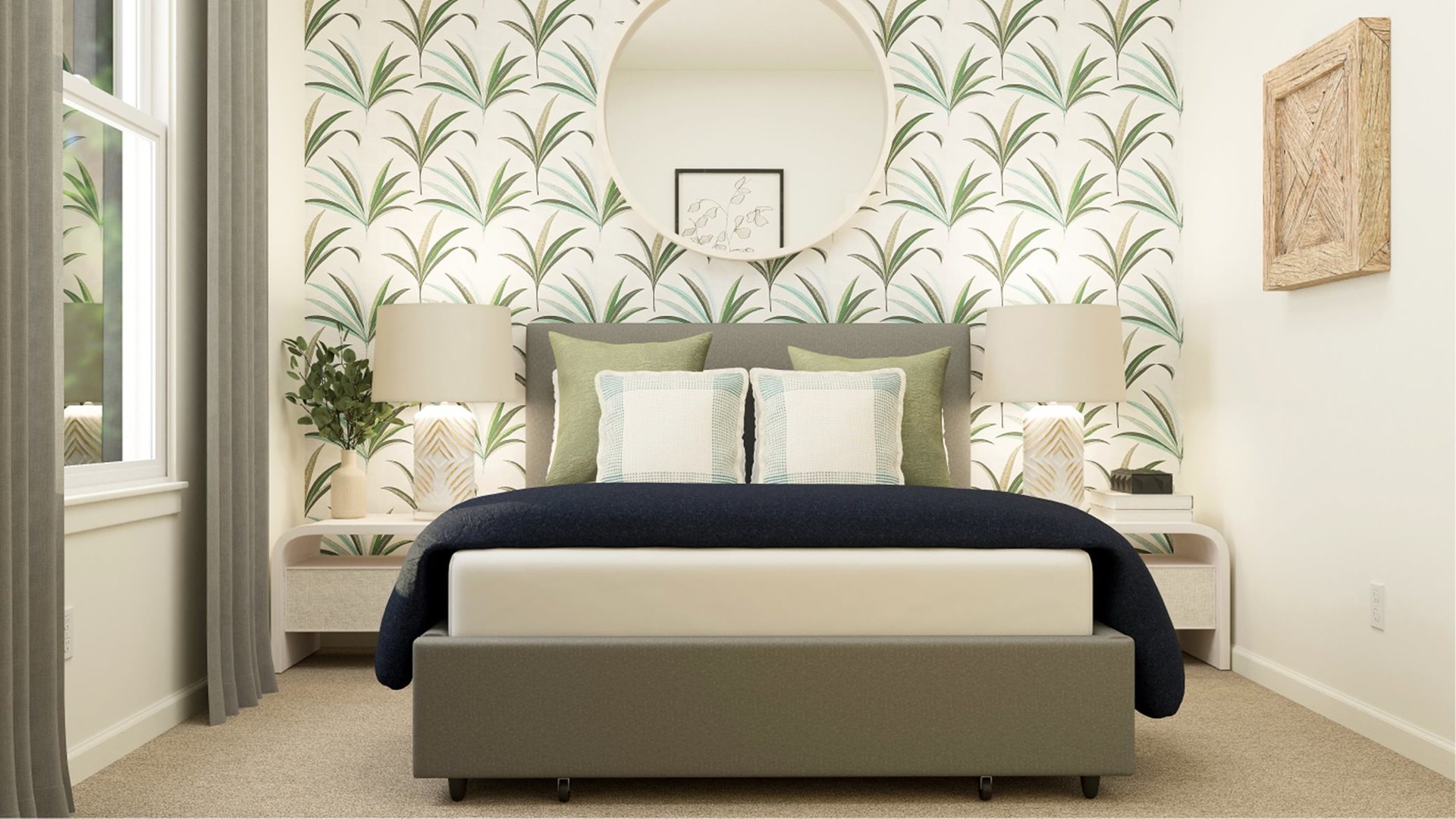 14924 South Mc Carthy Circle Plainfield, IL 60544 - Photo 17 of 18 a large bed sitting in a bedroom next to a window