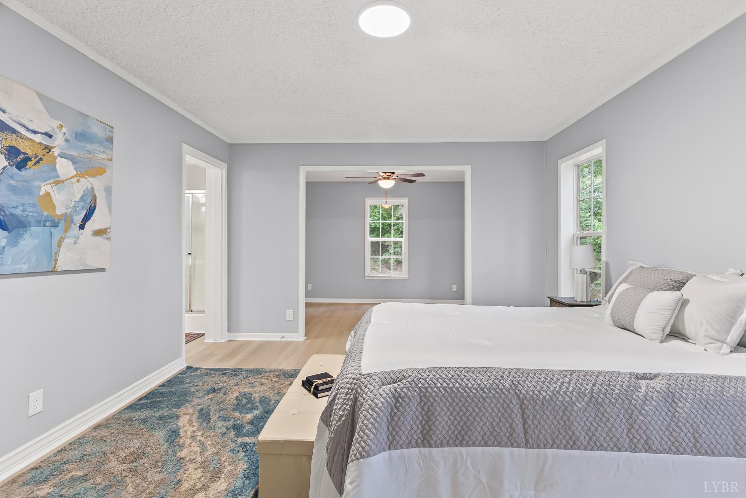 3701 Bethany Road Rustburg, VA 24588 - Photo 5 of 55 a bedroom with a bed and a couch