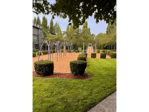 a view of a garden