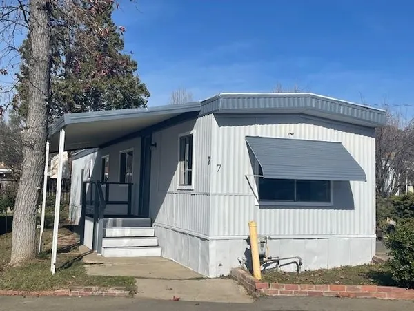 a view of a house with a door