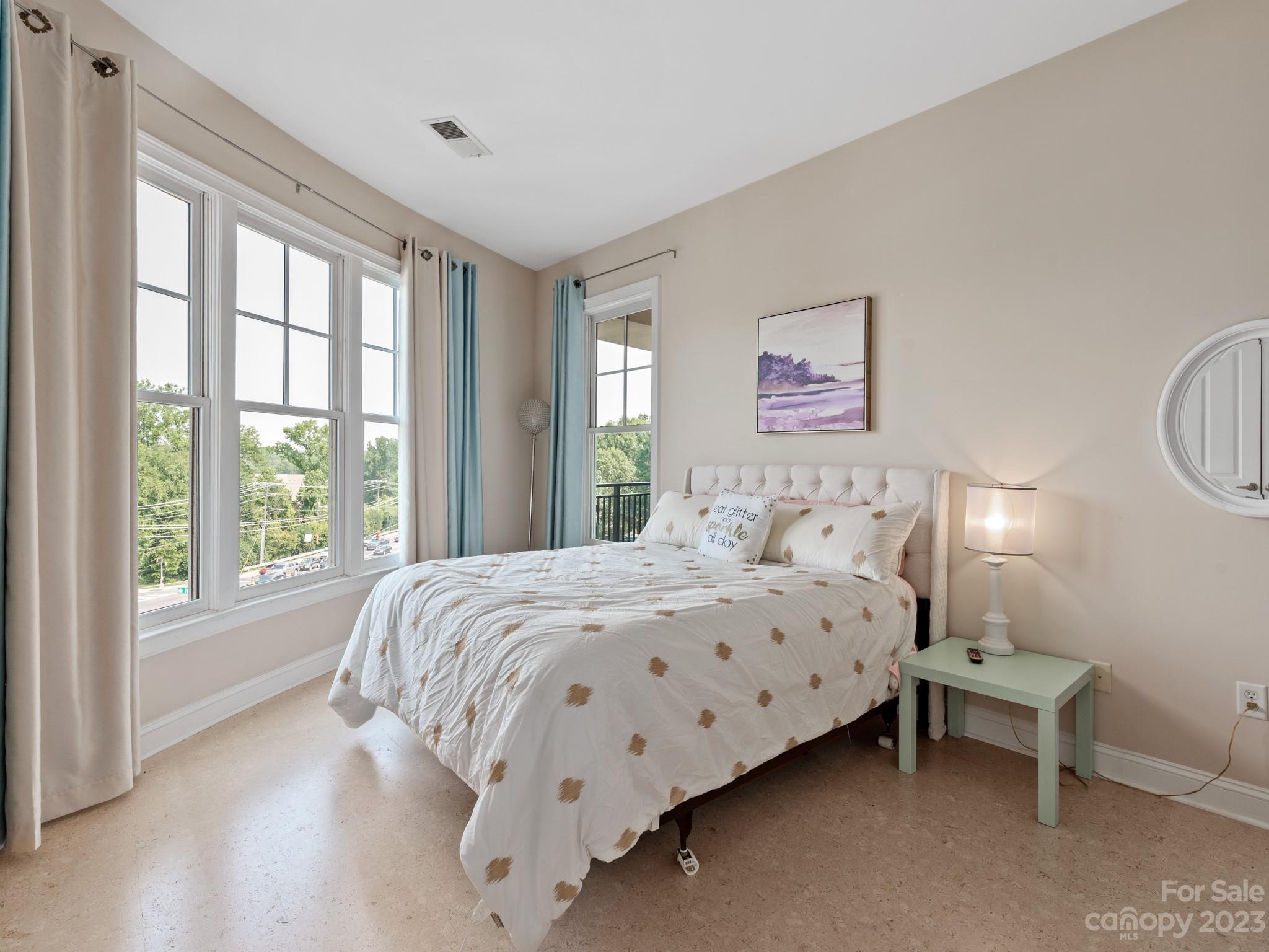 5425 Closeburn Road, Unit 201 Charlotte, NC 28210 - Photo 25 of 35 a bedroom with a bed and a window