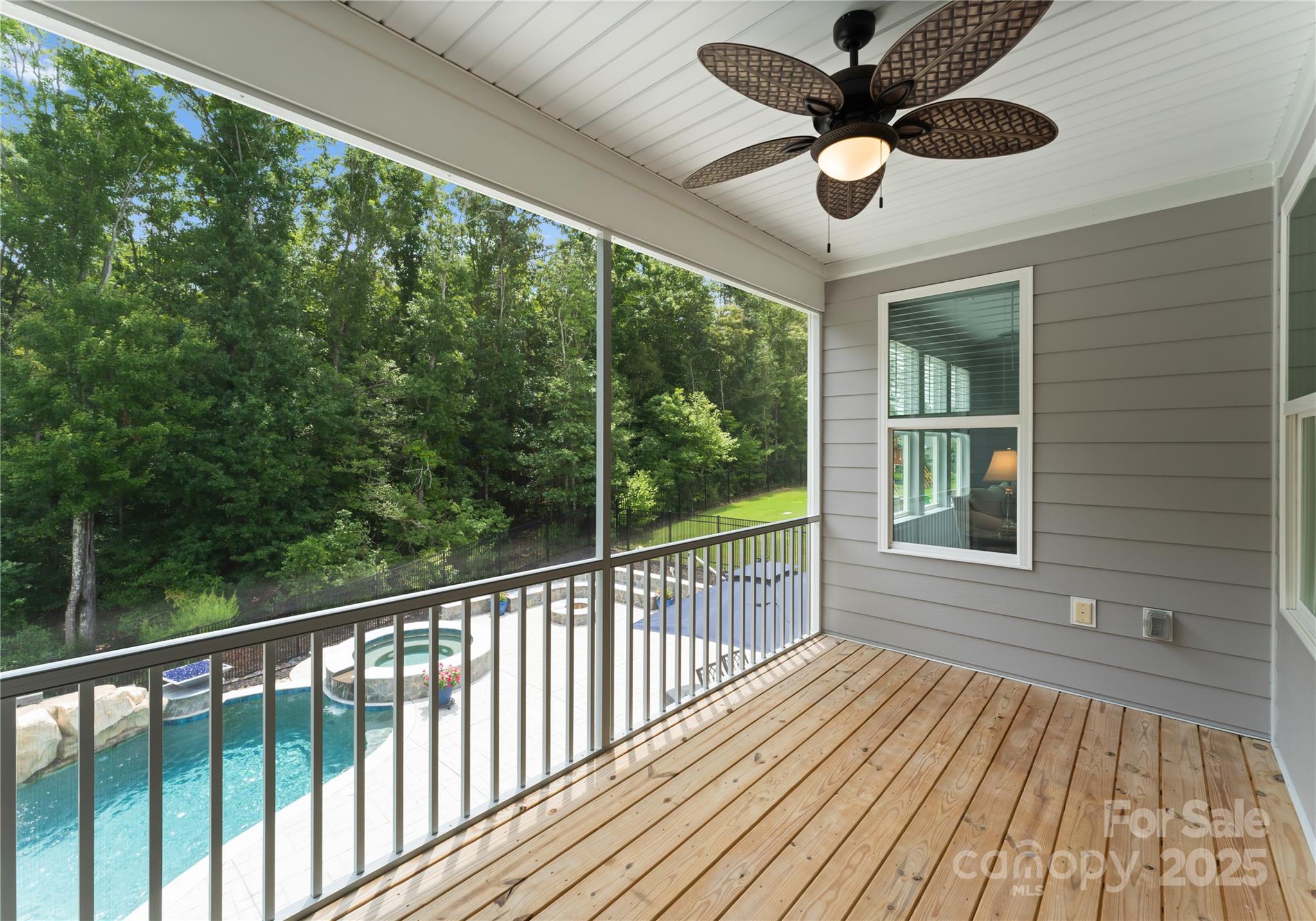 3239 Split Rail Lane Lancaster, SC 29720 - Photo 36 of 39 a view of a roof deck with wooden floor and fence