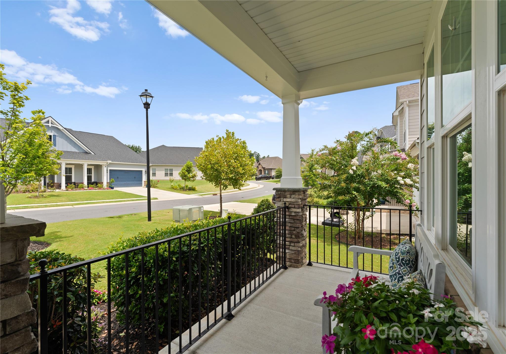 3239 Split Rail Lane Lancaster, SC 29720 - Photo 6 of 39 a view of a balcony with flower plants