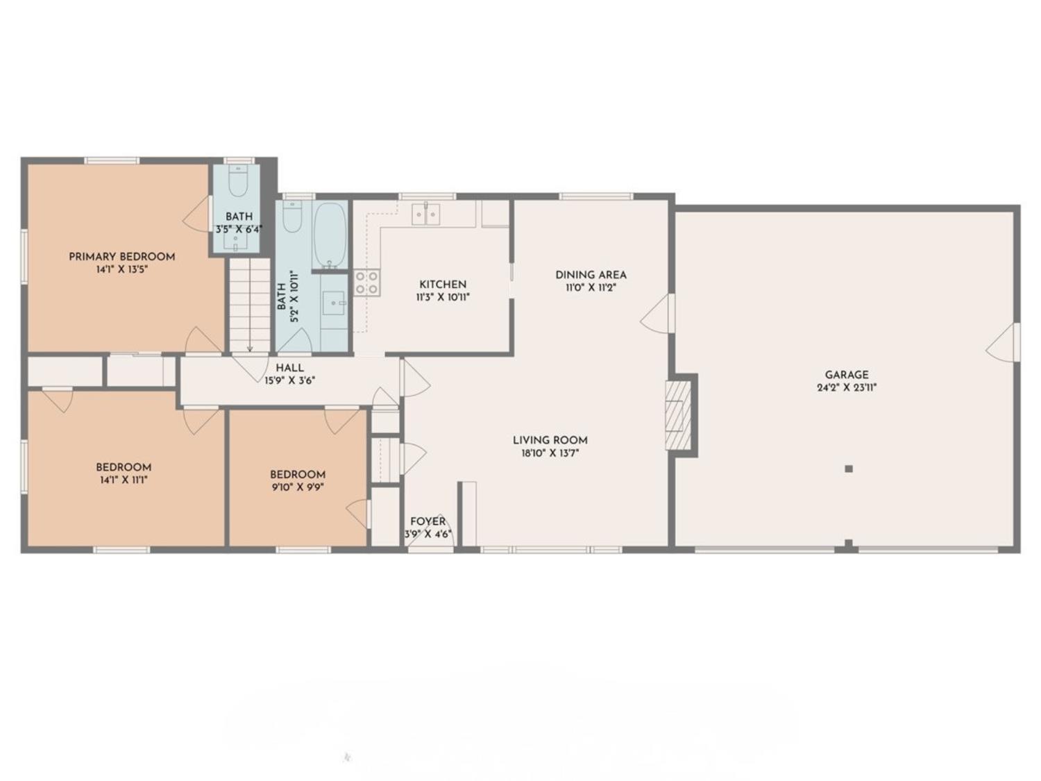 2044 Indian Hill Road Lynchburg, VA 24503 - Photo 5 of 30 a picture of a floor plan