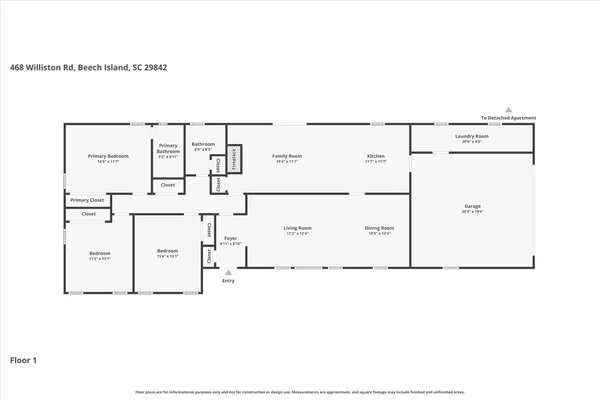 $290,000 | 468 Williston Road, Beech Island, SC 29842