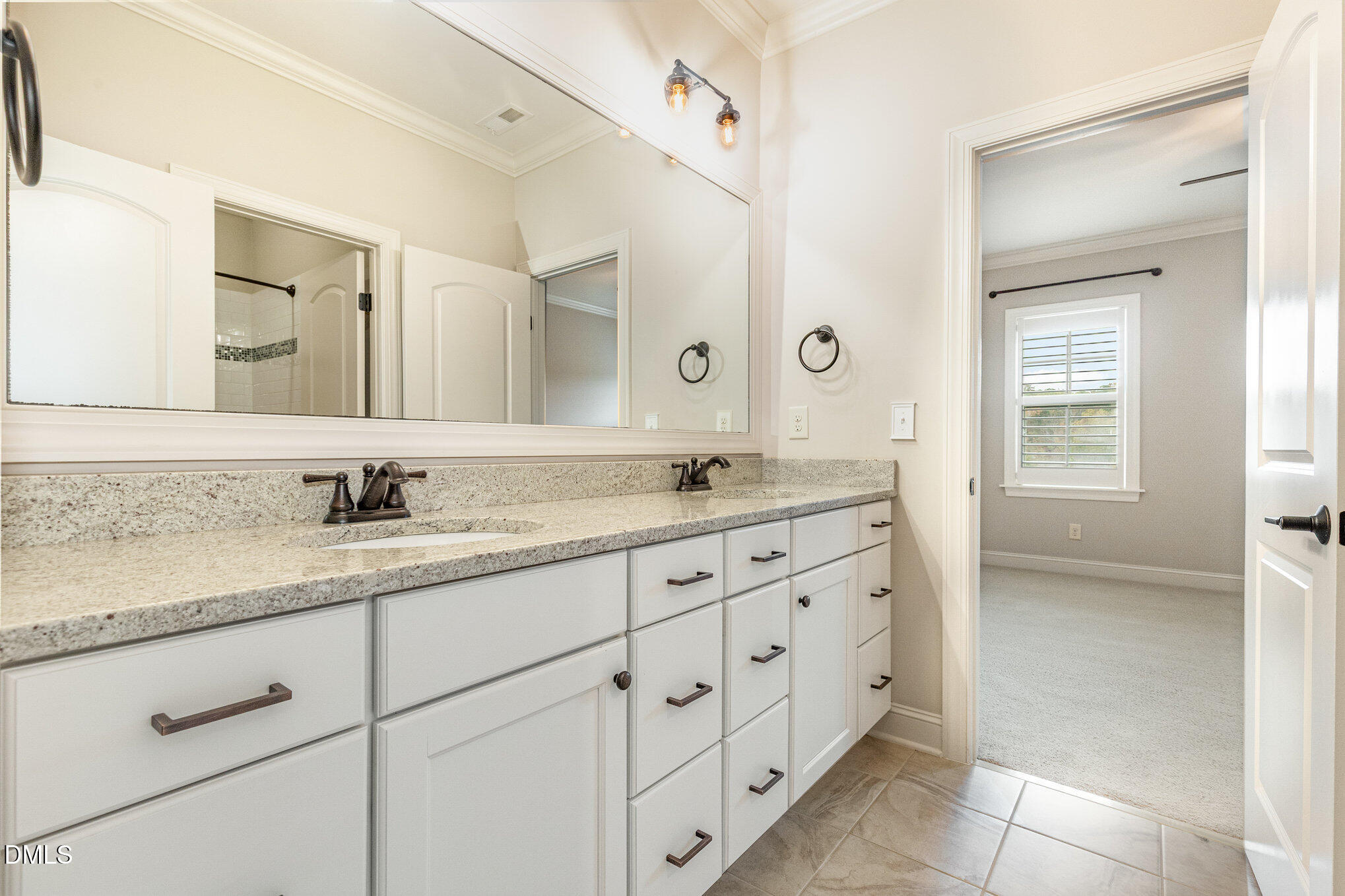 5112 Pomfret Point Raleigh, NC 27612 - Photo 35 of 61 Shared Full Bath - Dual Vanity Sink