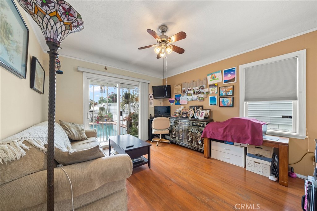 4006 York Boulevard Los Angeles, CA 90065 - Photo 23 of 33 a living room with furniture and wooden floor