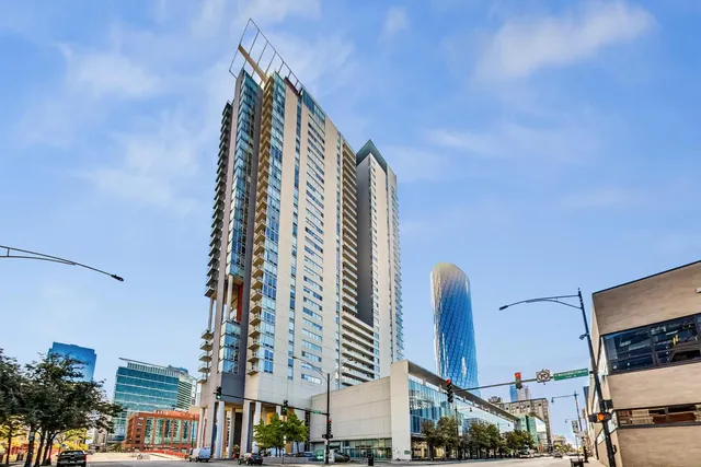 a front view of a building