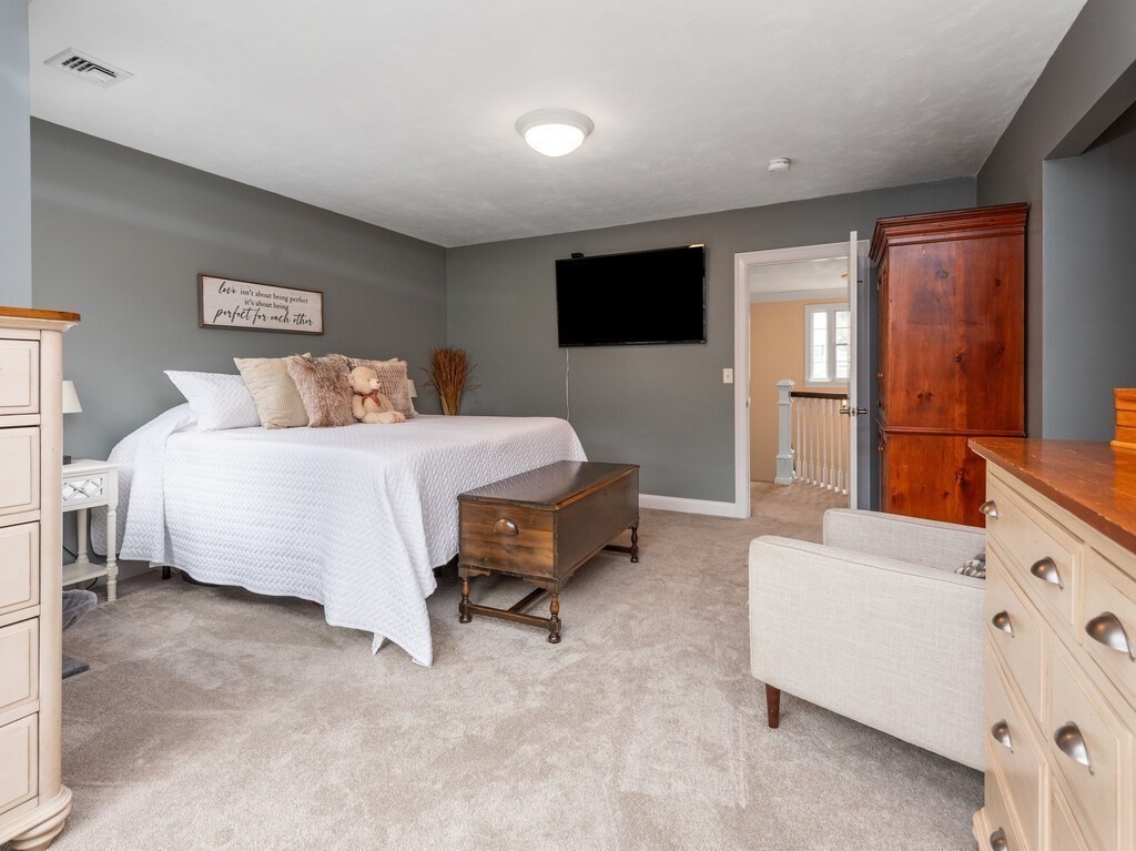 40 Rustic Drive Worcester, MA 01609 - Photo 18 of 39 a bedroom with a bed and a flat screen television