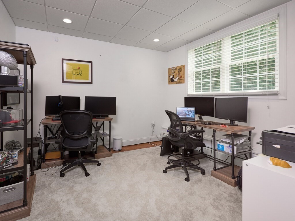 40 Rustic Drive Worcester, MA 01609 - Photo 26 of 39 a view of a workspace with furniture and a window