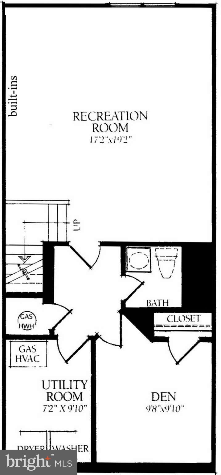 1317 Vintage Place Reston, VA 20194 - Photo 22 of 22 Floorplan Lower